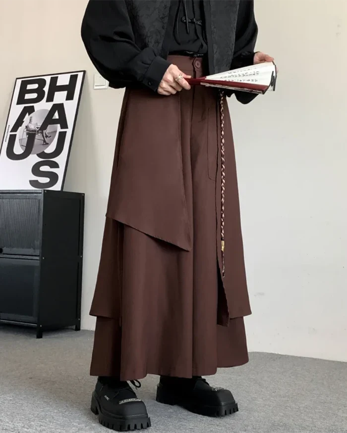 Long skirt pants ’Hashima’ - TECHWEAR STORM™