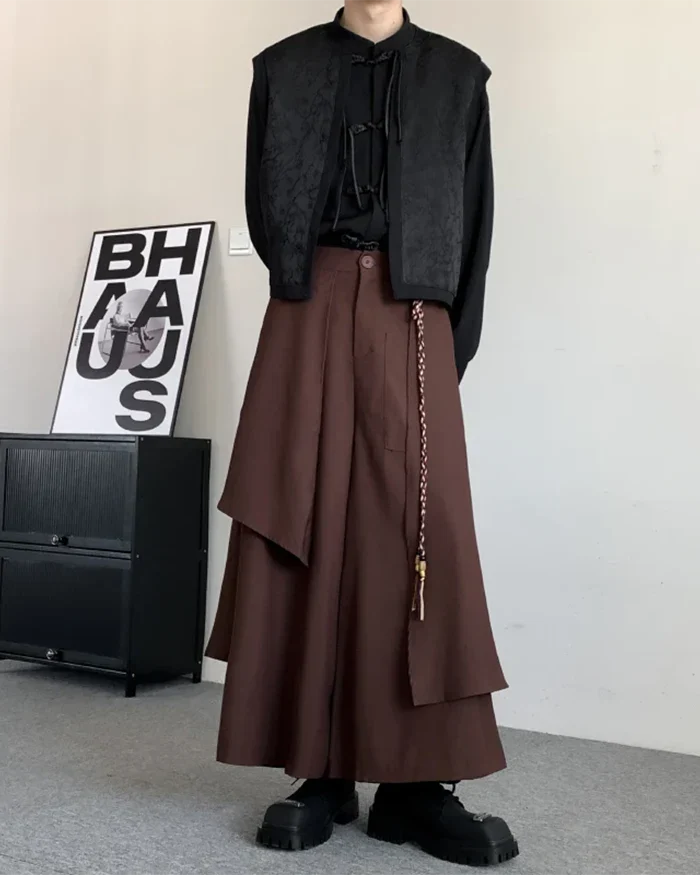 Long skirt pants ’Hashima’ - TECHWEAR STORM™