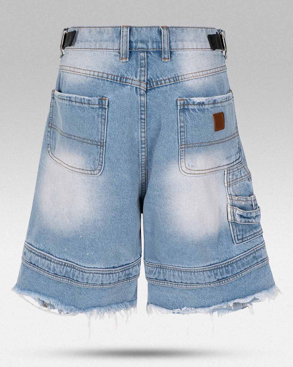 Men denim jorts ’Doryu’