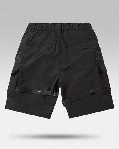 Mens black cargo shorts ’Misawa’ - TECHWEAR STORM™