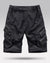 Men’s black cargo shorts ’Tateya’ - TECHWEAR STORM™