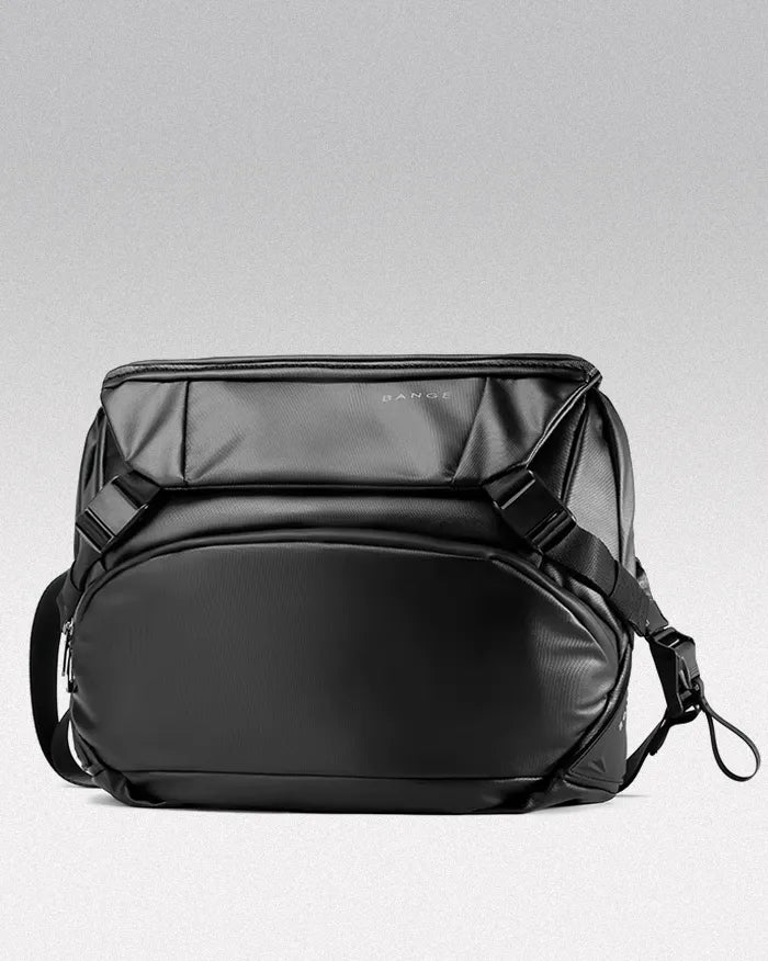 Men’s black messenger bag ’Sushima’ - TECHWEAR STORM™