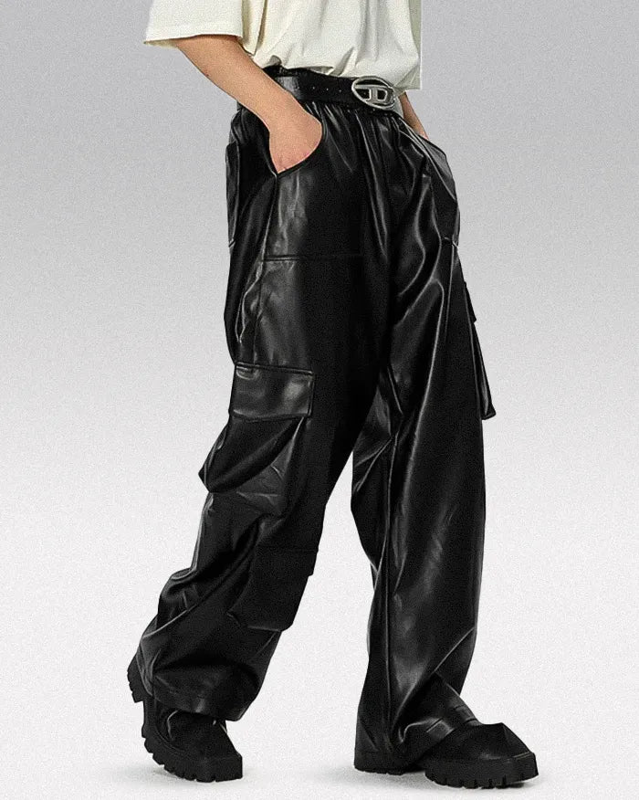 Men’s pu leather pants ’Kihara’ - TECHWEAR STORM™