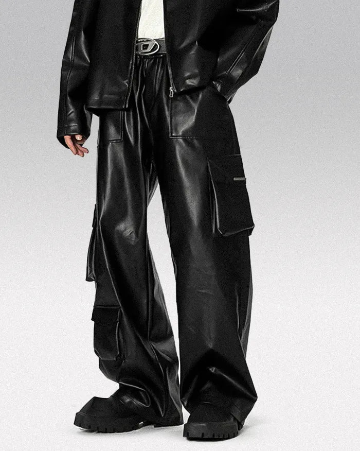 Men’s pu leather pants ’Kihara’ - TECHWEAR STORM™