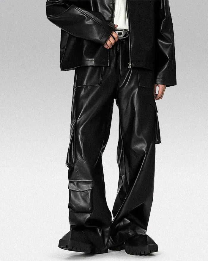 Men’s pu leather pants ’Kihara’ - TECHWEAR STORM™