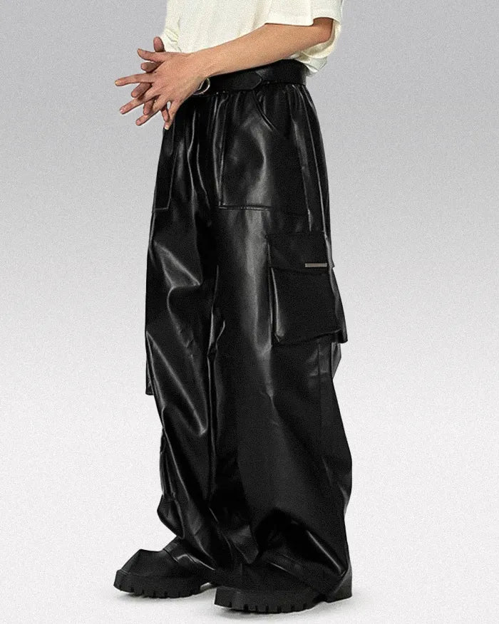 Men’s pu leather pants ’Kihara’ - TECHWEAR STORM™