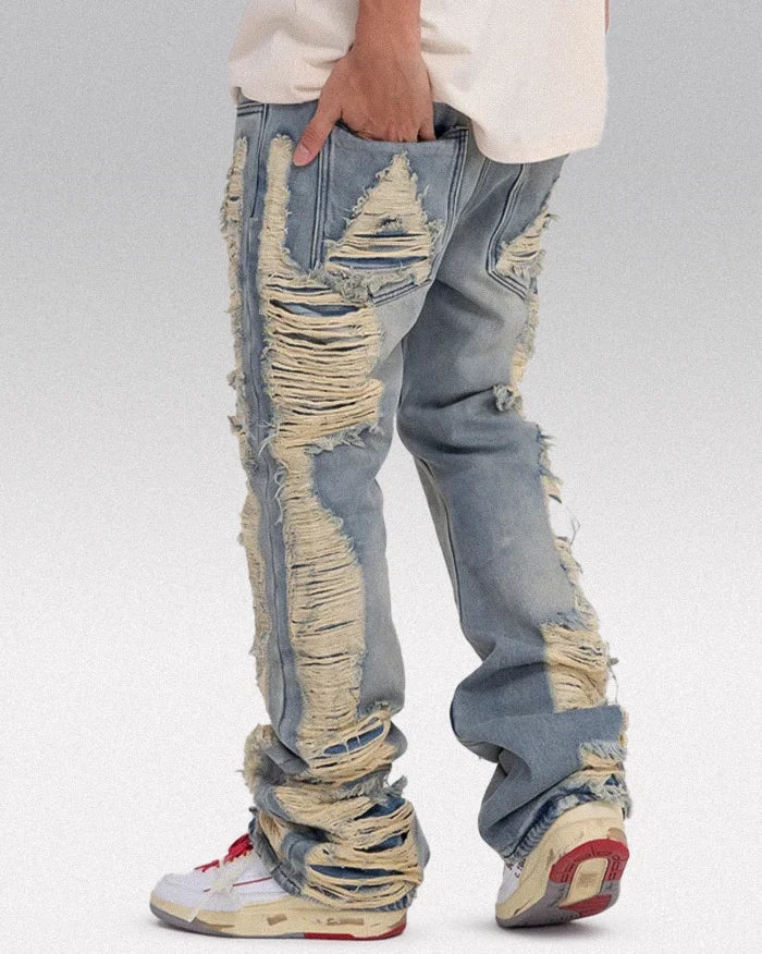 Jeans Ripped Tech Men's ripped jeans