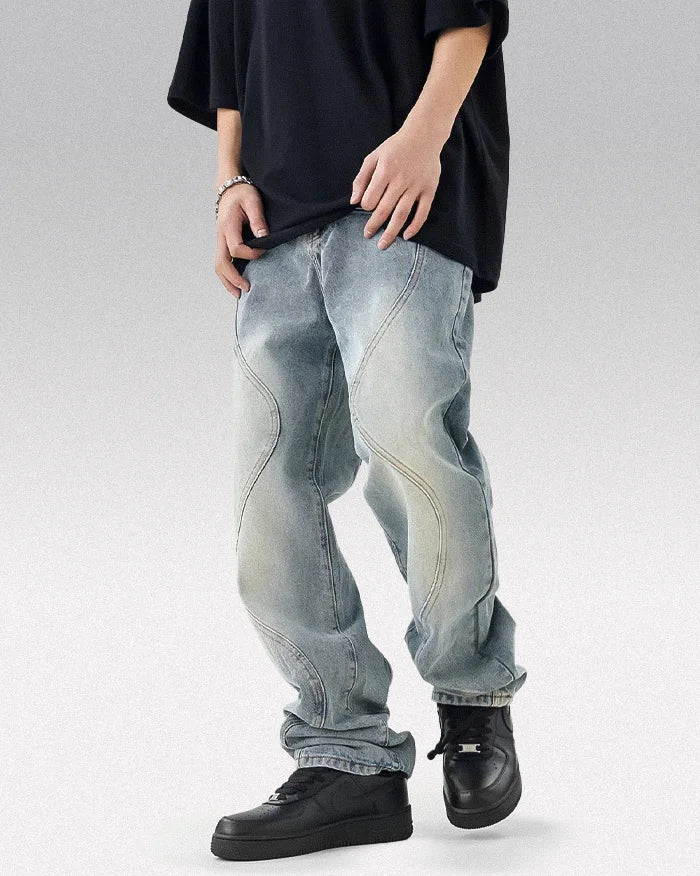 Men’s Y2k baggy jeans ’Kasumi’ - TECHWEAR STORM™