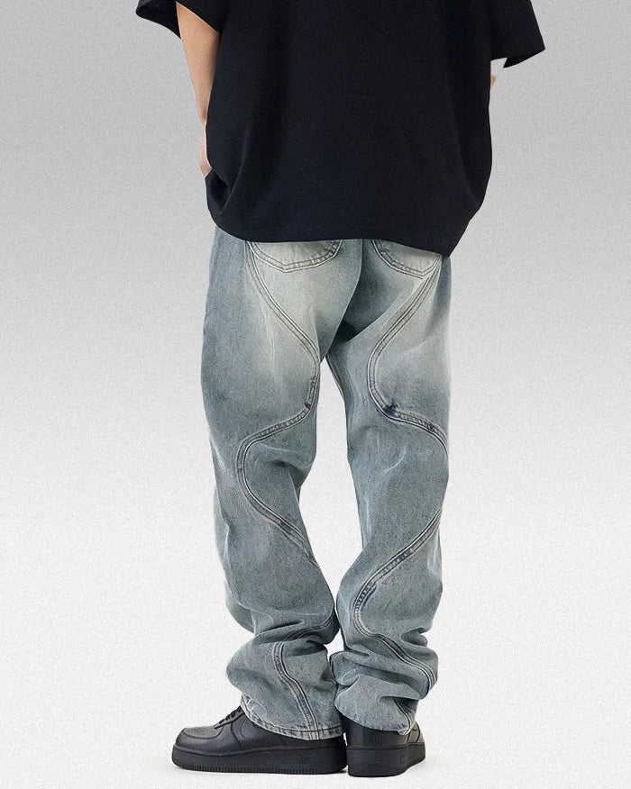 Men’s Y2k baggy jeans ’Kasumi’ - TECHWEAR STORM™