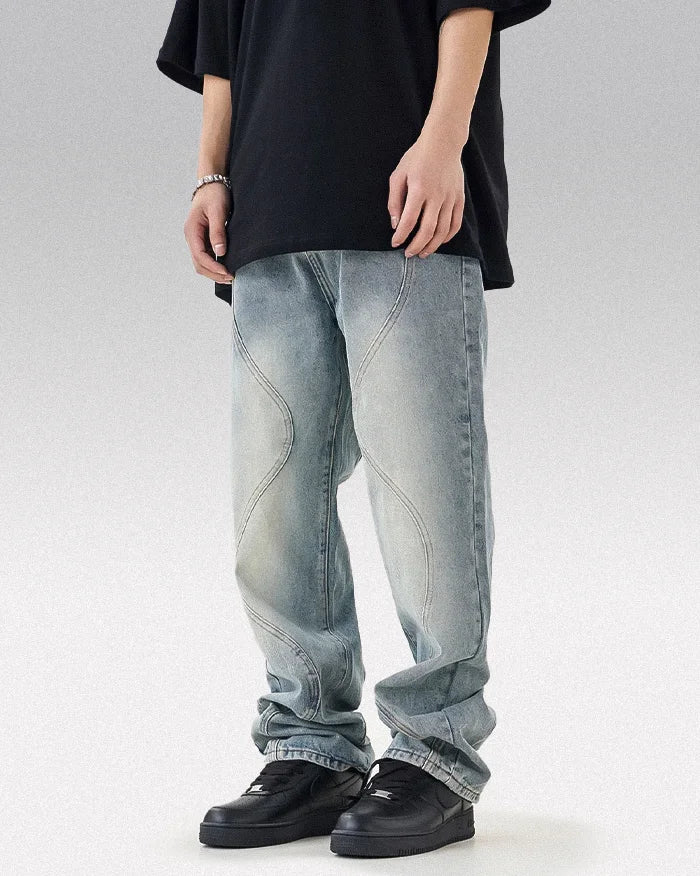 Men’s Y2k baggy jeans ’Kasumi’ - TECHWEAR STORM™