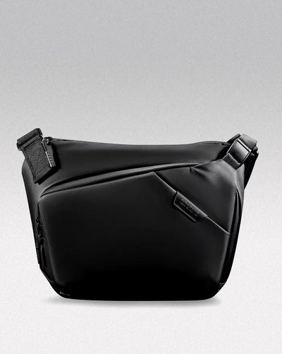 Messenger bag black ’Higarashi’ - TECHWEAR STORM™