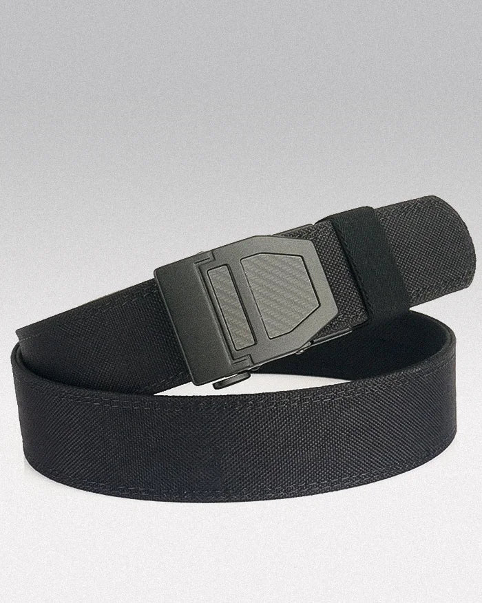 No holes belt "Kasago" in black color