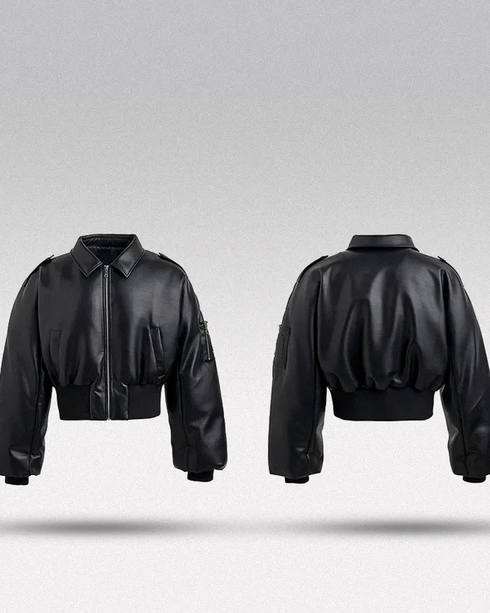 Opium leather jacket ’Kazor’