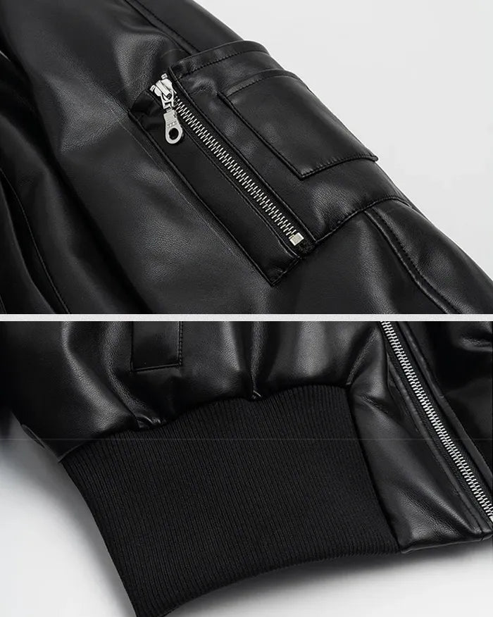 Opium leather jacket ’Kazor’