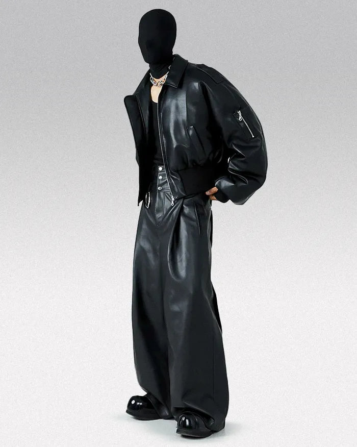 Opium leather jacket ’Kazor’
