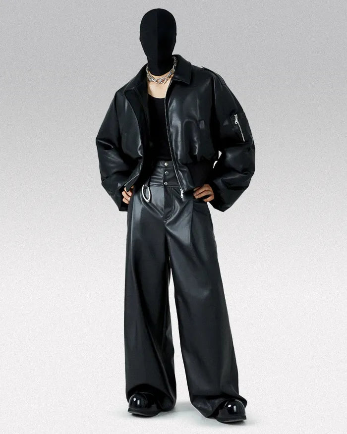 Opium leather jacket ’Kazor’