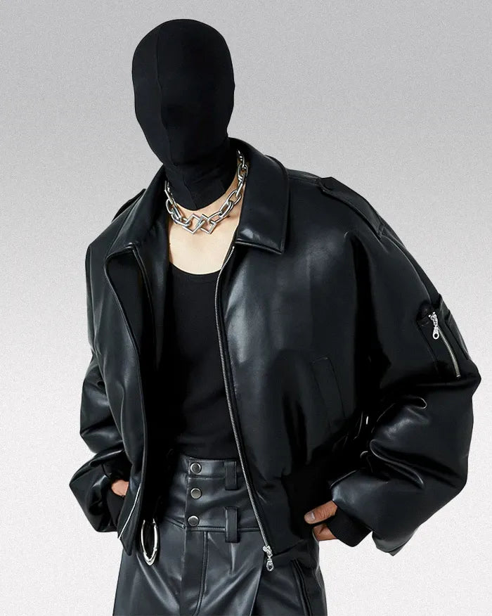 Opium leather jacket ’Kazor’