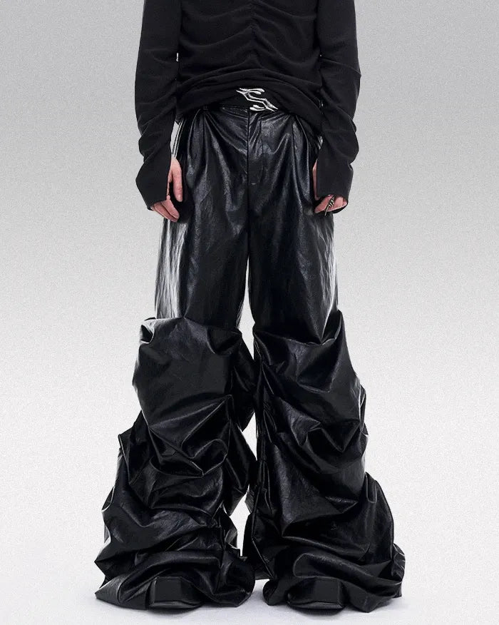 Opium leather pants ’Zorex’ Black / XS