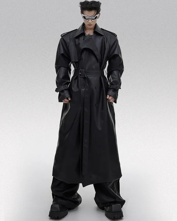Opium trench coat ’Rondra’ - Black / S