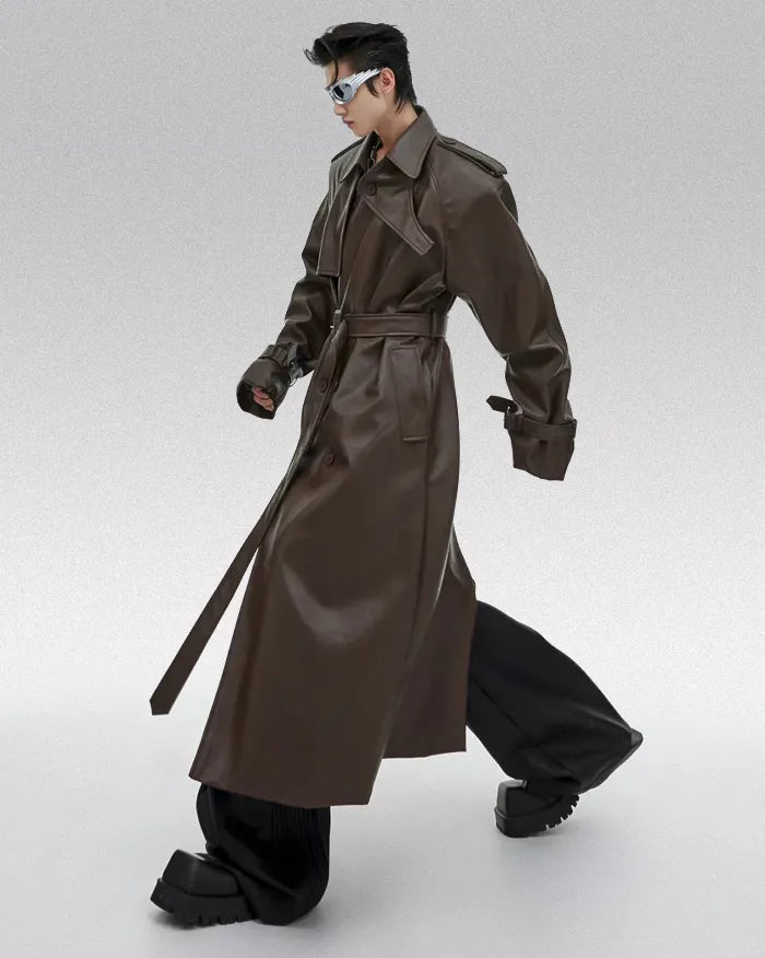 Opium trench coat ’Rondra’ - brown / S