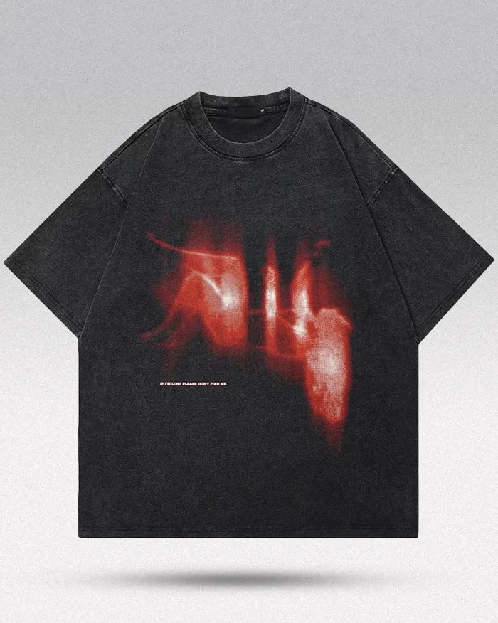 Oversized tshirt men ’Trelo’ Washed Black / S
