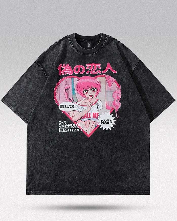 Oversized Tshirt ’NoLove’ Oversize M