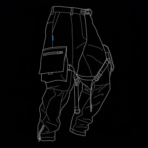 Iconography techwear pants