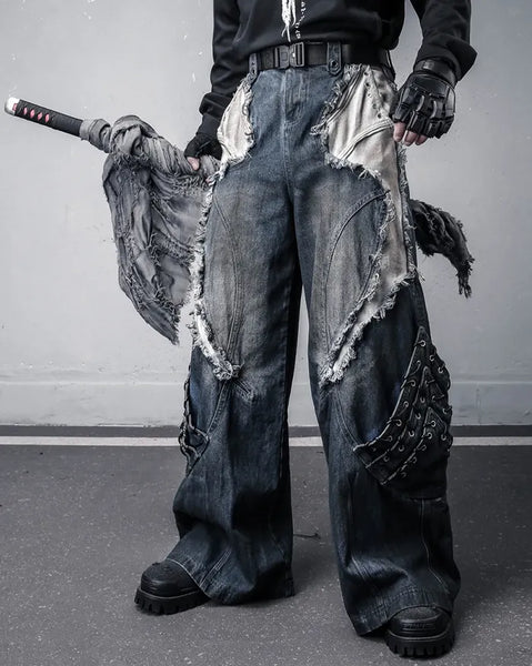 patchwork-distressed-jeans-