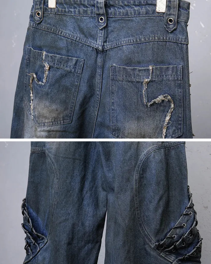 Patchwork Distressed Jeans ’Vadra’