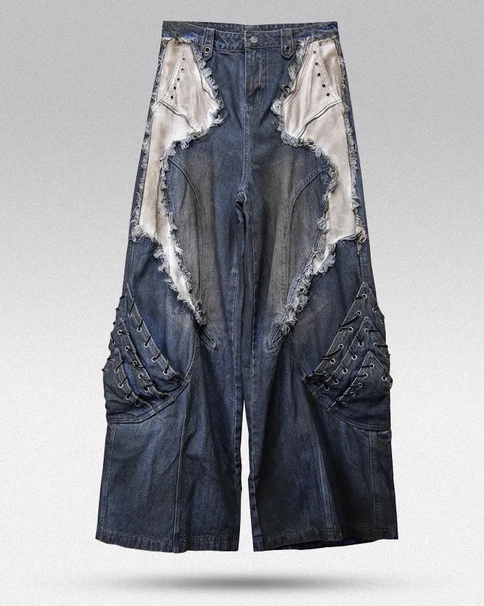 Patchwork Distressed Jeans ’Vadra’