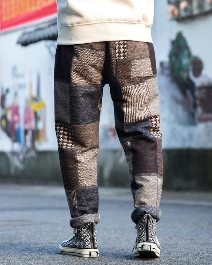 Patchwork harem pants ’Tamura’ - TECHWEAR STORM™