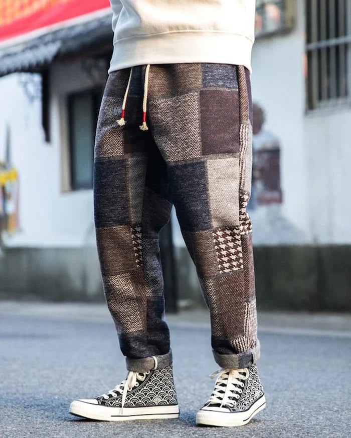 Patchwork harem pants ’Tamura’ - TECHWEAR STORM™