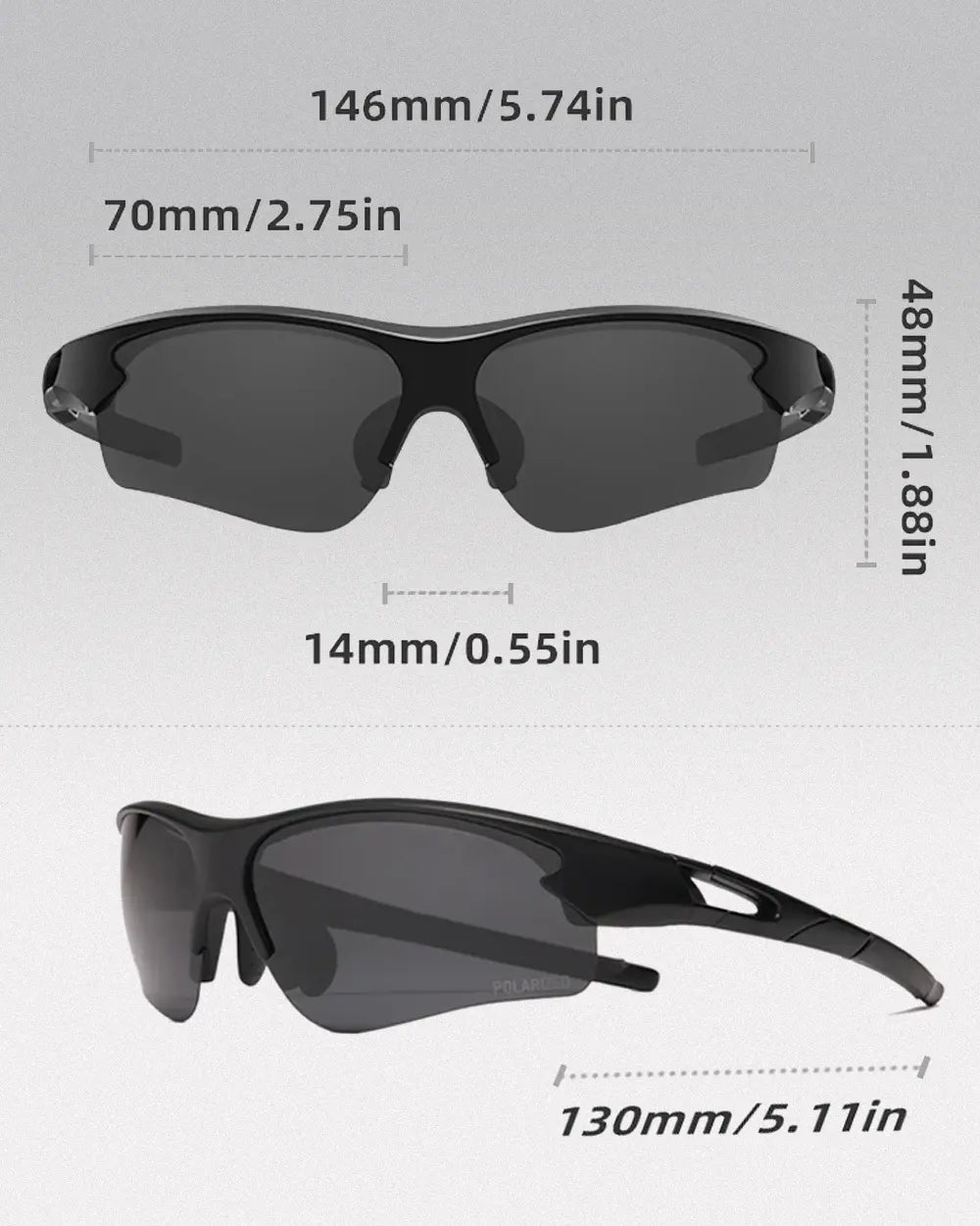 Polarized Techwear Sunglasses ’Apex’