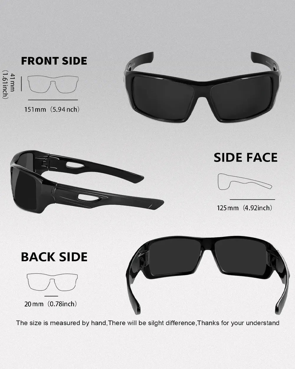 Polarized Techwear Sunglasses ’Vega’