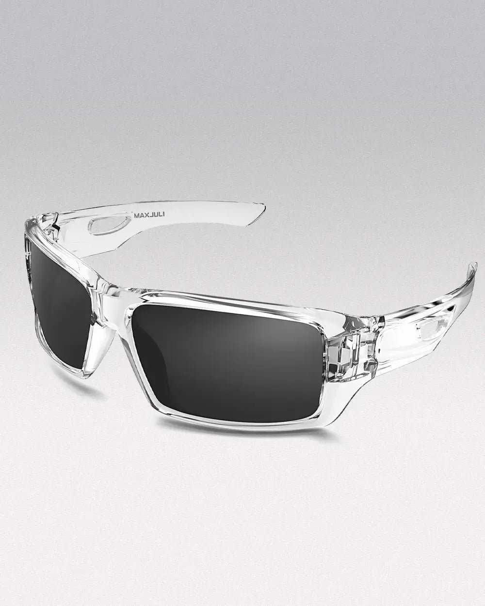 Polarized Techwear Sunglasses ’Vega’ - Transparent-Grey