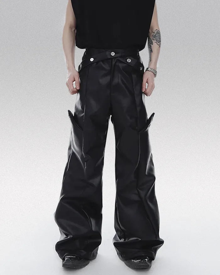 Pu Leather Pants ’Fujisawa’ - TECHWEAR STORM™