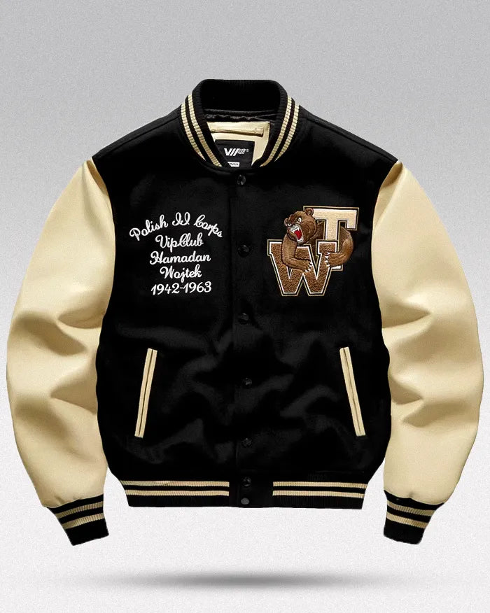 Retro baseball jacket Mikami
