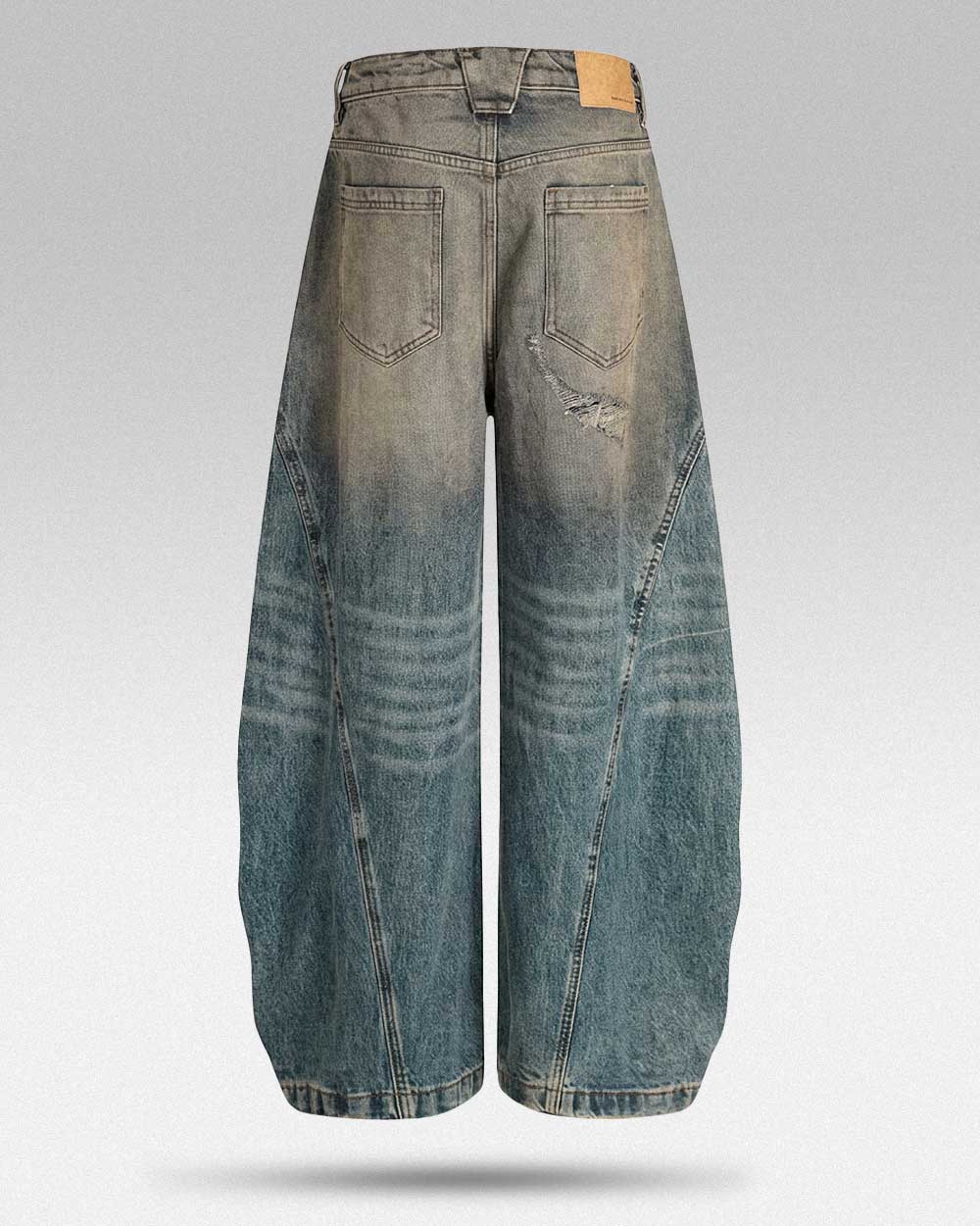 Ripped Barrel Jeans ’Okyo’
