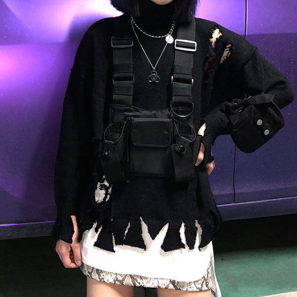 "Shuno" Chest bag Techwear