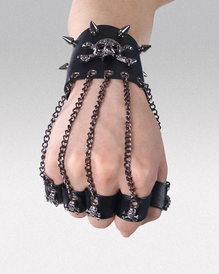 Skull bracelet glove - TECHWEAR STORM™