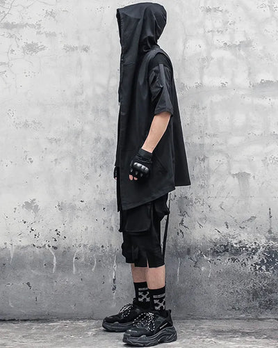 Darkwear Sleeveless Cloak ’Yame’ - TECHWEAR STORM™