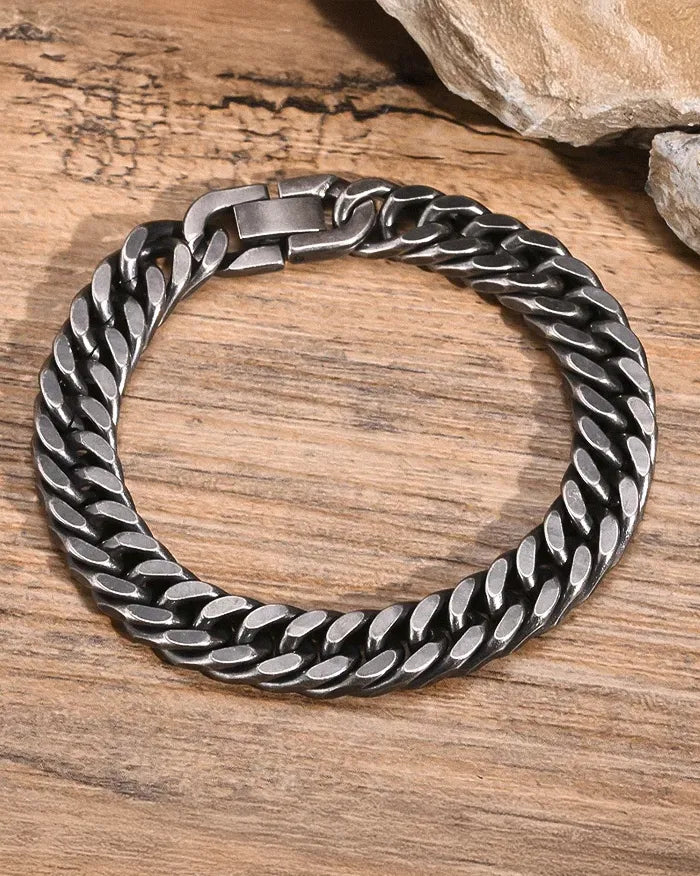 Stainless steel chain bracelet ’Xar’