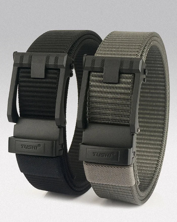 Streetwear Belt "Akabira" grey and black