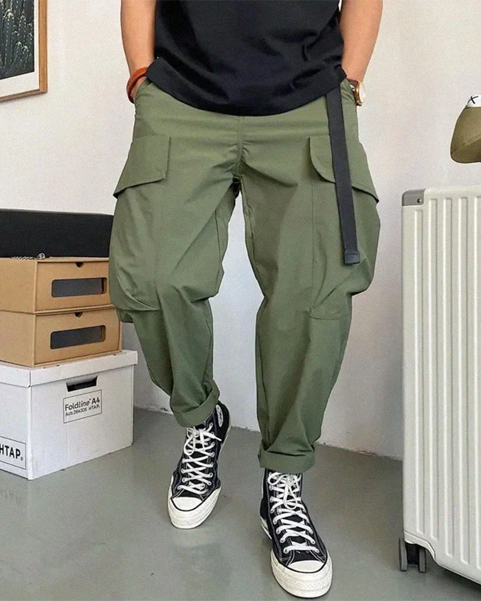 Streetwear cargo pants ’Midori’ - TECHWEAR STORM™