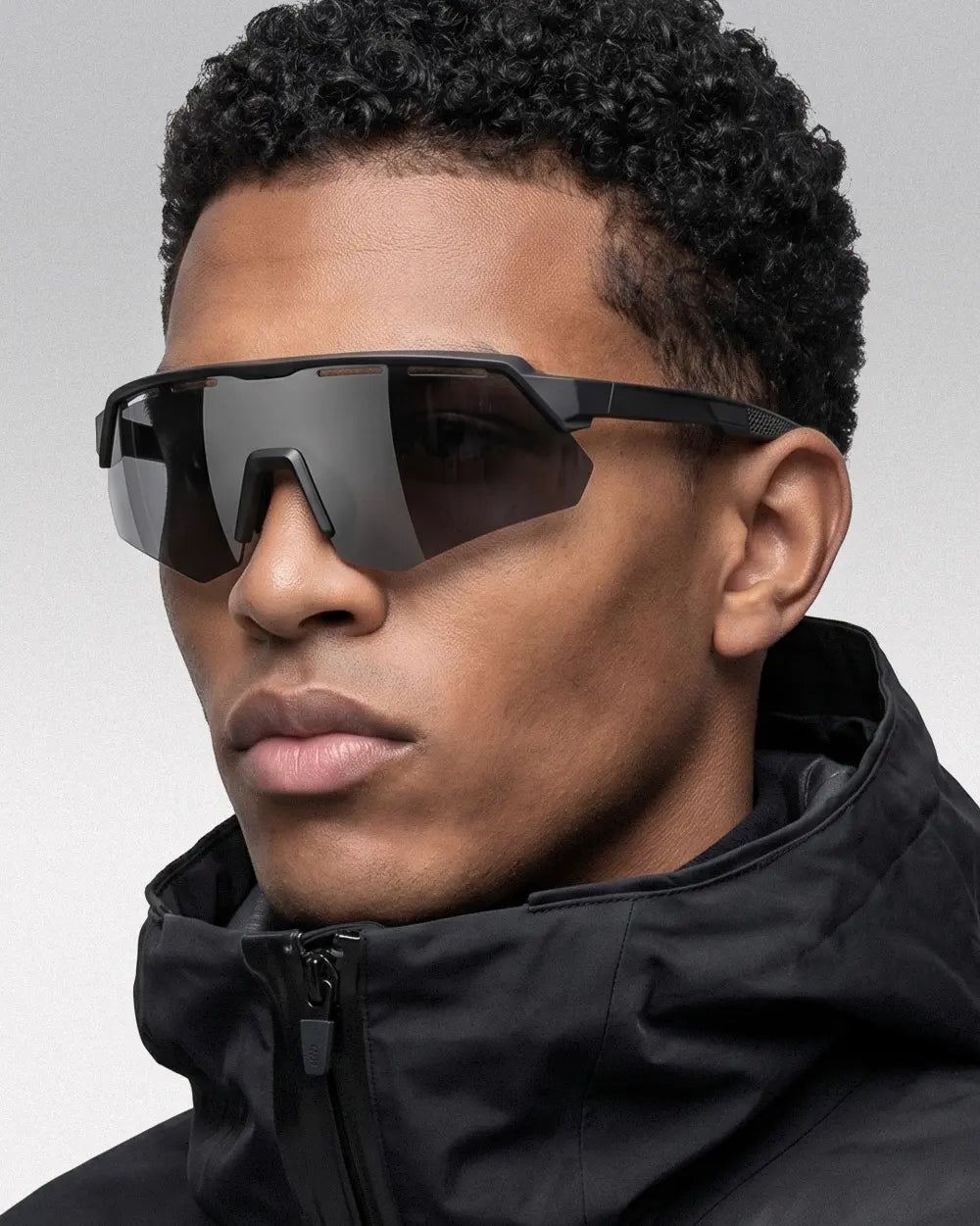 Sunglasses with interchangeable lenses ’Recon’ - Black