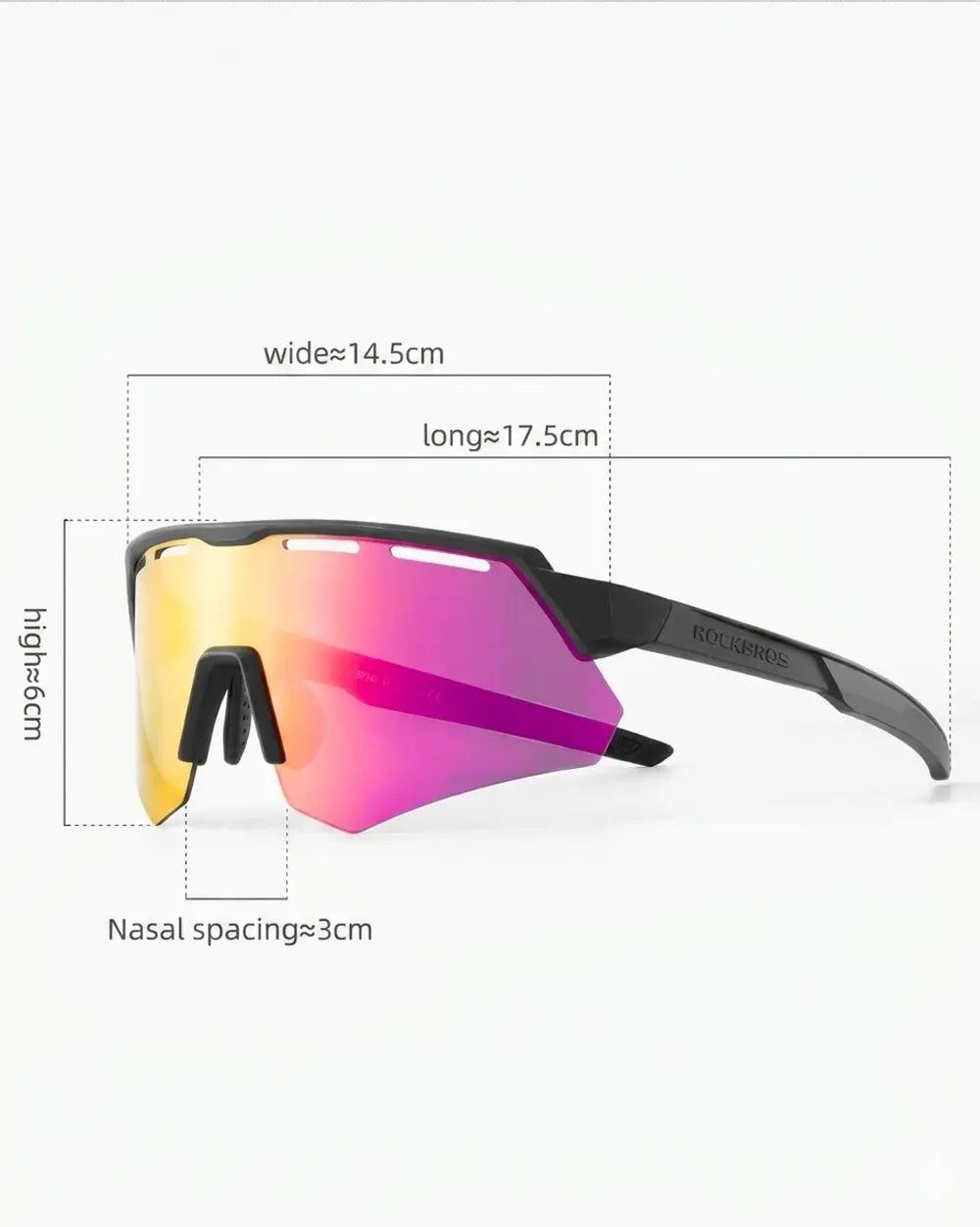 Sunglasses with interchangeable lenses ’Recon’