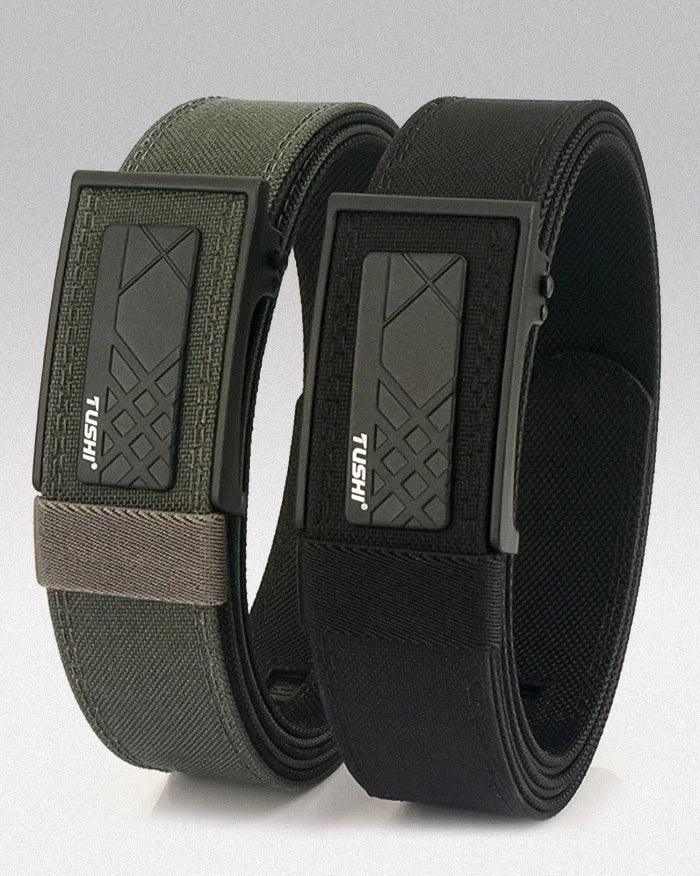 Tactical gun belt "Kitahi" grey and black