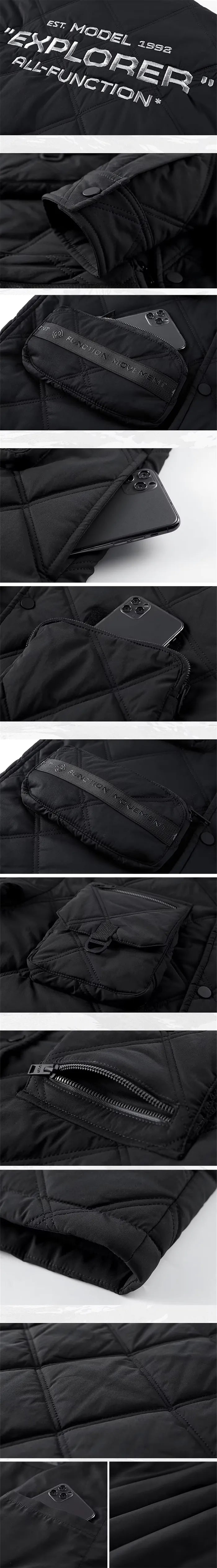 parts of the Techwear Padded Jacket "Bihiro"