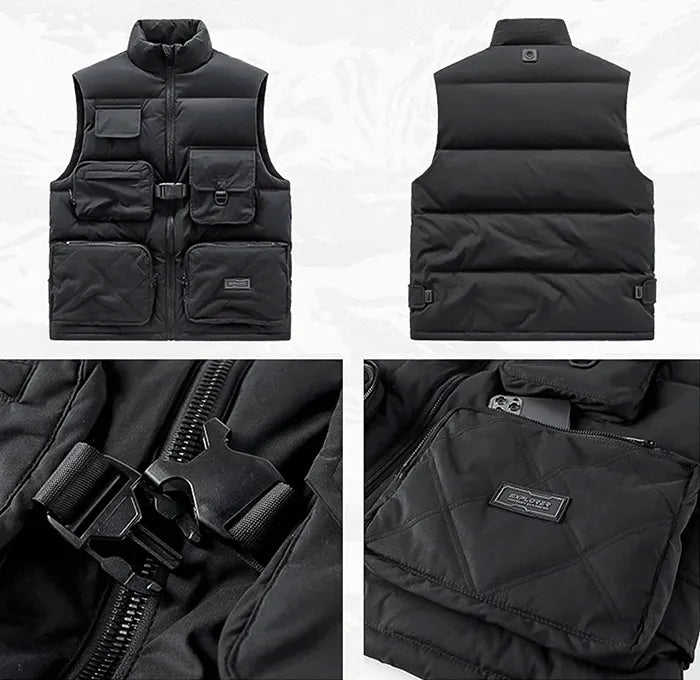 Techwear Vest "Yashio" back and face