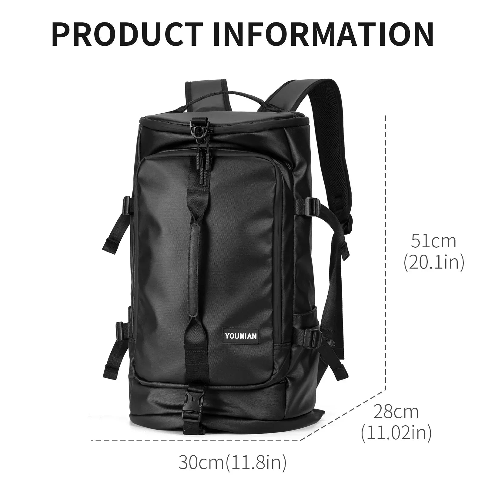 Techwear Backpack ’Kesen’ - STORM™